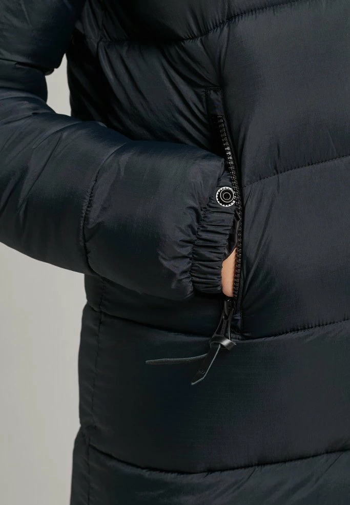 Superdry LONGLINE PUFFER - Winter Coat - Jet Black 5 Superdry LONGLINE PUFFER - Winter Coat - Jet Black - Image 5