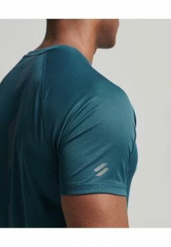 Superdry SPORT TRAIN ACTIVE GRAPHIC SHORT SLEEVE - Print T-shirt - Blue Bottle -Superdry Shop 96b9dacb1475420b94c18bafd89eafe0