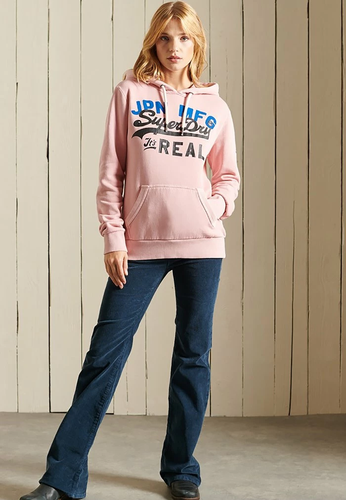 Superdry AMERICAN CLASSICS - Sweatshirt - Soft Pink 1 Superdry AMERICAN CLASSICS - Sweatshirt - Soft Pink