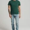 Superdry VINTAGE - Basic T-shirt - Buck Green Marl