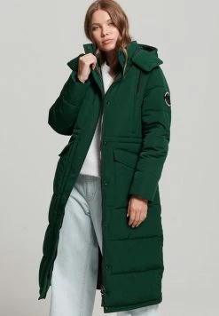 Alternative view of Superdry EVEREST LONGLINE PUFFER - Winter Coat - Enamel Green