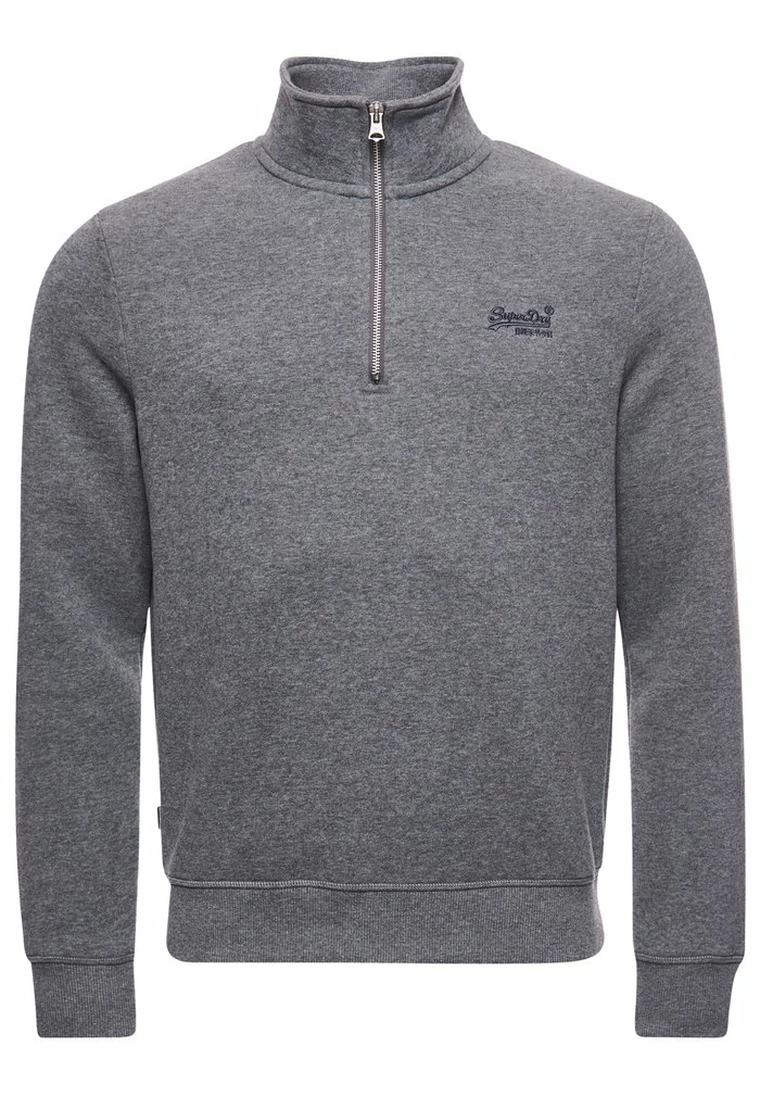 Superdry Sweatshirt - Rich Charcoal Marl 4 Superdry Sweatshirt - Rich Charcoal Marl - Image 4