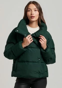 Superdry PUFFER - Winter Jacket - Forest Green