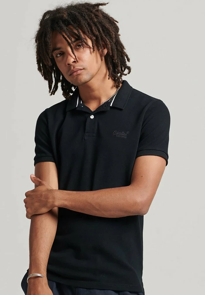 Superdry CLASSIC - Polo Shirt - Black 2 Superdry CLASSIC - Polo Shirt - Black - Image 2