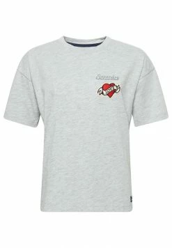 Superdry LOOSE FIT - Print T-shirt - Grey Marl 7 Superdry LOOSE FIT - Print T-shirt - Grey Marl -Superdry Shop 97e3dc3454a04b0ea7eadabbabd814f3