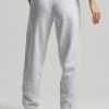 Superdry APPLIQUE LOGO JOGGERS - Tracksuit Bottoms - Cadet Grey Marl