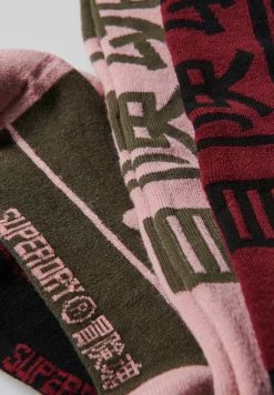 Superdry TWIN PACK - Socks - Black Khaki -Superdry Shop 988cb40391ba43288b7d9fee12f9a126