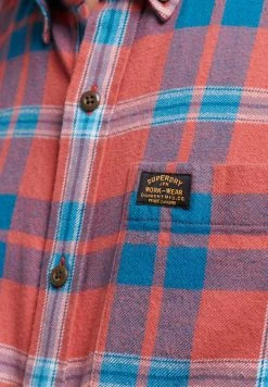 Superdry VINTAGE LUMBERJACK - Shirt - Flint Check Faded Rose -Superdry Shop 98b26dfb857a447a81062f60531470d2