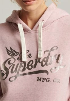 Superdry Hoodie - Softpinkmarl -Superdry Shop 98bd95c2817d41808a7d3d66e5732675