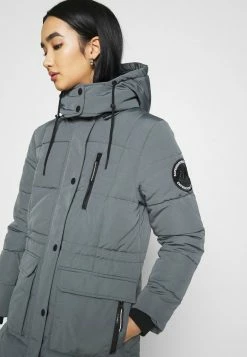 Superdry LONGLINE EVEREST COAT - Winter Coat - Slate -Superdry Shop 98d4412864e54f189a733dbc26316c76