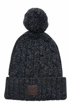 Superdry TRAWLER - Beanie - Winter White/charcoal