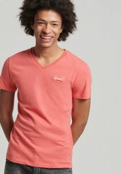Superdry Basic T-shirt - Coral Marl