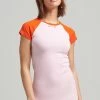 Superdry Shift Dress - Montauk Pink Bold Orange