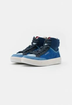 Superdry PREMIUM BASKET LUX TRAINER - High-top Trainers - Navy -Superdry Shop 99aac1103c674bf485f015118e3459cf