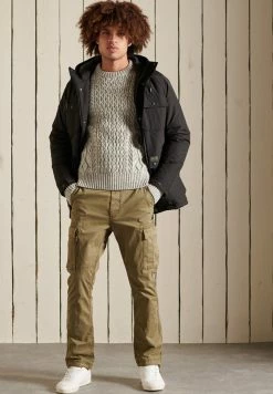 Superdry Jumper - Mottled Light Grey