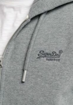 Superdry Zip-up Sweatshirt - Charcoal Grey Marl 9 Superdry Zip-up Sweatshirt - Charcoal Grey Marl -Superdry Shop 99de1db7266345f58e80250f25ac5217