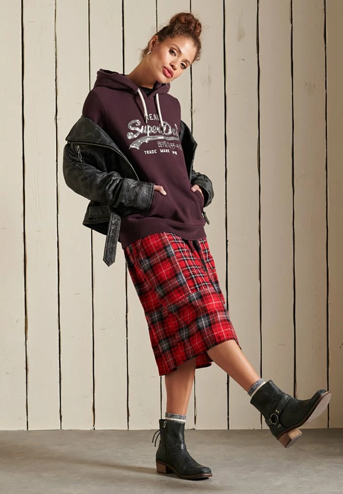 Superdry VINTAGE BOHO SPARKLE - Hoodie - Rich Deep Burgundy 2 Superdry VINTAGE BOHO SPARKLE - Hoodie - Rich Deep Burgundy - Image 2