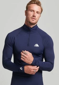 Superdry SPORT HALF ZIP - Long Sleeved Top - Rich Navy 5 Superdry SPORT HALF ZIP - Long Sleeved Top - Rich Navy -Superdry Shop 99f4e3e8ba0441588ad5293f4bc40a23