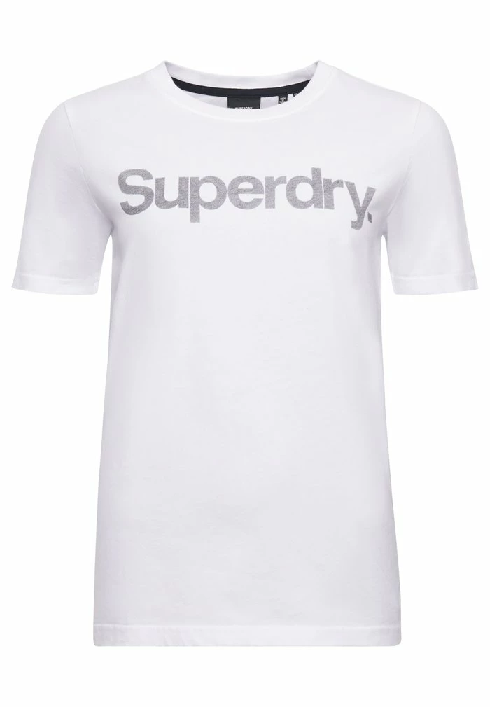 Superdry CORE LOGO - Print T-shirt - Brilliant White 4 Superdry CORE LOGO - Print T-shirt - Brilliant White - Image 4