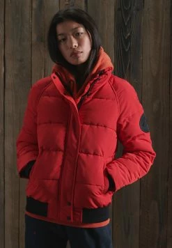 Superdry Winter Jacket - High Risk Red