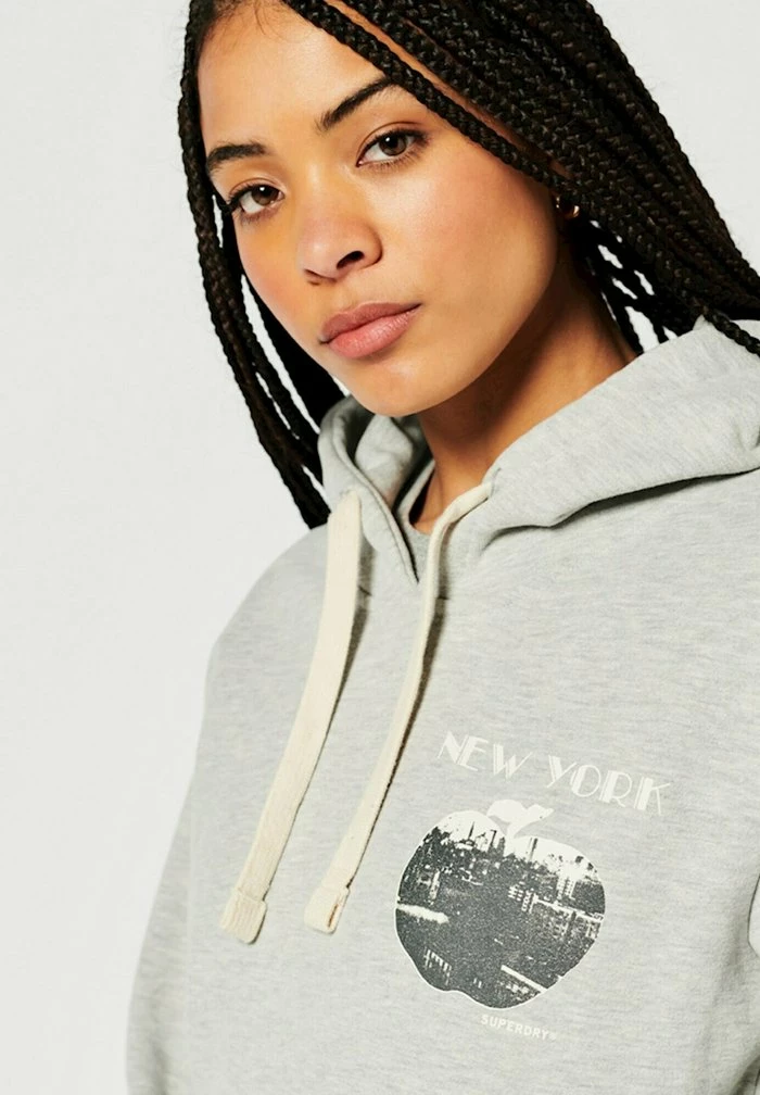 Superdry Hoodie - Light Grey Marl 3 Superdry Hoodie - Light Grey Marl - Image 3