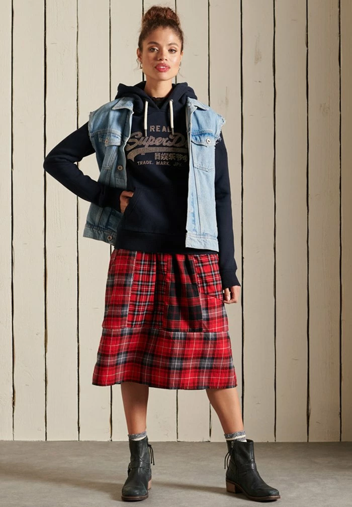 Superdry VINTAGE BOHO SPARKLE - Hoodie - Eclipse Navy 1 Superdry VINTAGE BOHO SPARKLE - Hoodie - Eclipse Navy