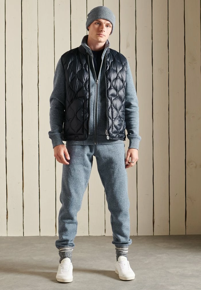 Superdry VINTAGE TRACK - Zip-up Sweatshirt - Tois Blue Grit 7 Superdry VINTAGE TRACK - Zip-up Sweatshirt - Tois Blue Grit - Image 7