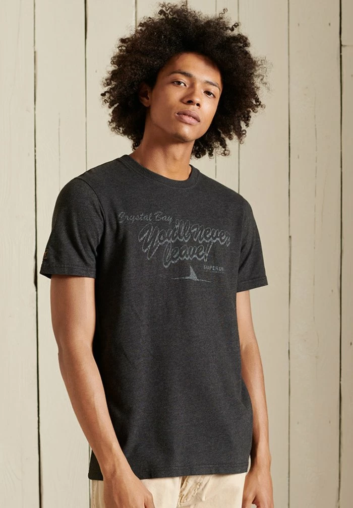 Superdry HERITAGE MOUNTAIN - Print T-shirt - Vintage Black 2 Superdry HERITAGE MOUNTAIN - Print T-shirt - Vintage Black - Image 2