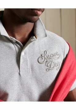 Superdry SUPERSTATE SHORT SLEEVE - Polo Shirt - Grey Grit -Superdry Shop 9acf5ff0d4b741869050643b49e4316a