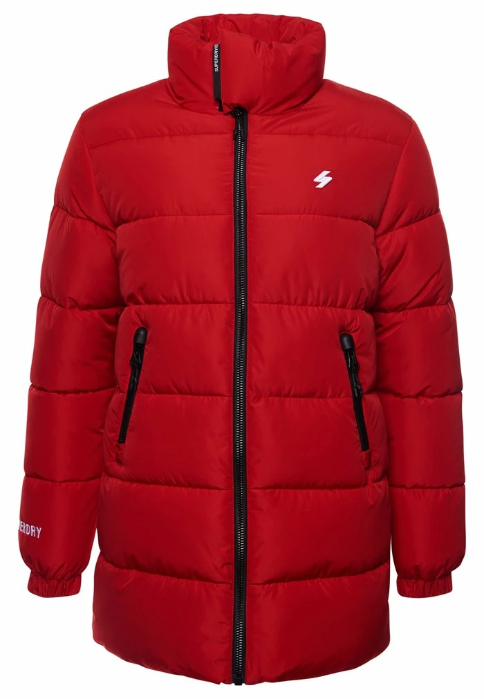 Superdry Winter Jacket - Risk Red 4 Superdry Winter Jacket - Risk Red - Image 4