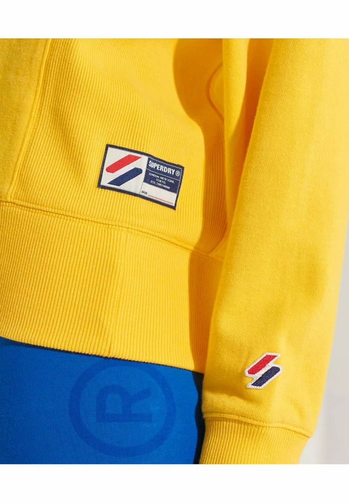 Superdry SPORTSTYLE ESSENTIAL - Sweatshirt - Nautical Yellow 3 Superdry SPORTSTYLE ESSENTIAL - Sweatshirt - Nautical Yellow - Image 3