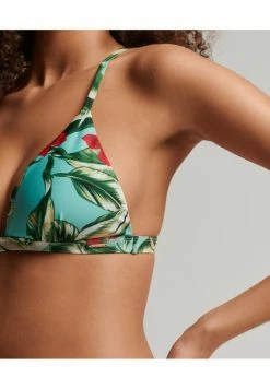 Superdry VINTAGE T BACK - Bikini Top - Mint Indo Leaf -Superdry Shop 9b7f55541e9044e097e504c5dc60ca05