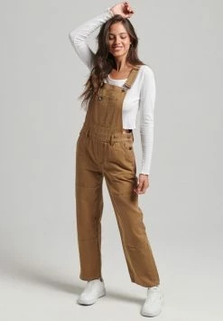 Superdry CARPENTER - Dungarees - Sandstone