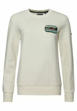 Superdry VINTAGE TRAVEL - Sweatshirt - Couture White -Superdry Shop 9bebf304c5bf48ebb5d4a133389f8655