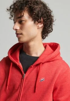 Superdry Zip-up Sweatshirt - Risk Red Marl 9 Superdry Zip-up Sweatshirt - Risk Red Marl -Superdry Shop 9c023168c13e4f618410f35bbfc36122