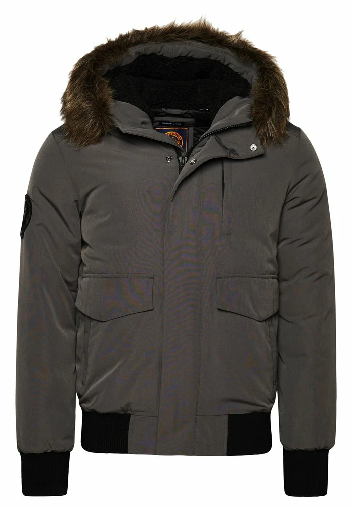 Superdry EVEREST - Winter Jacket - Charcoal 6 Superdry EVEREST - Winter Jacket - Charcoal - Image 6