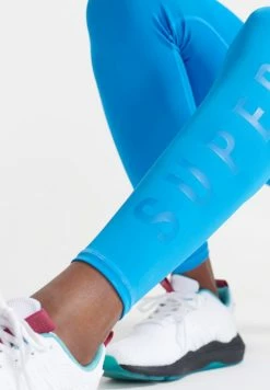 Superdry SPORT TRAINING ELASTIC - Leggings - Vibrant Blue -Superdry Shop 9c33e399ee2741ff94bcc7418d861308