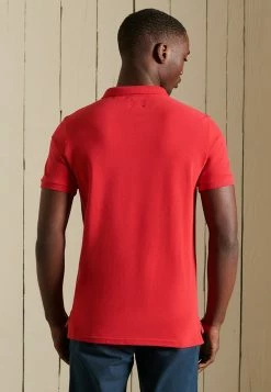 Superdry CLASSIC PIQUE - Polo Shirt - Rouge Red -Superdry Shop 9c4a002f798f4c648fff22e7df9f287d