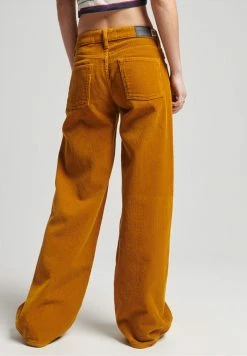 Superdry VINTAGE BAGGY CORD - Trousers - Turmeric Tan -Superdry Shop 9c4daf7963ba42eaa58927fda3a1e069