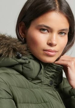 Superdry Winter Coat - Dark Moss -Superdry Shop 9c666f709def4042aeda9498739b56cc