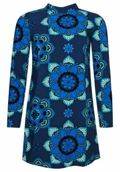 Superdry LONG SLEEVE MINI - Day Dress - Psychedelic Blue 9 Superdry LONG SLEEVE MINI - Day Dress - Psychedelic Blue -Superdry Shop 9c7edf8d61ad4107bb567a4ae24e0d8e