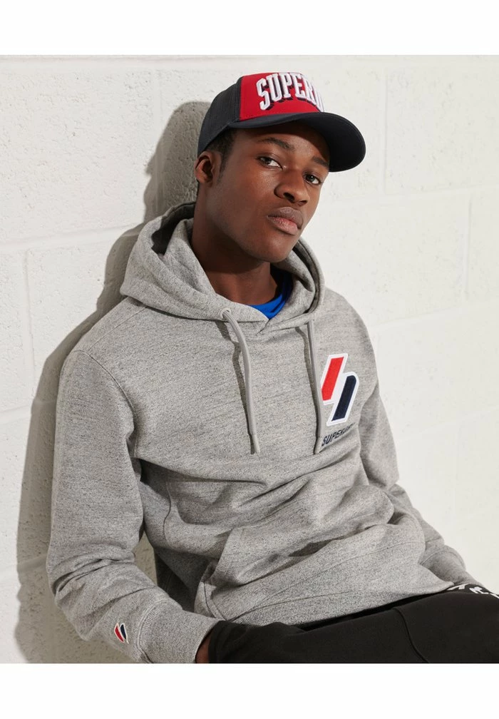 Superdry Hoodie - Grey Slub Grindle 2 Superdry Hoodie - Grey Slub Grindle - Image 2