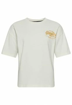 Superdry VINTAGE NARRATIVE - Print T-shirt - Ecru -Superdry Shop 9cacabe086164cf18f9220672bdc5f9f