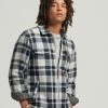 Superdry Summer Jacket - Rosce Check Ecru