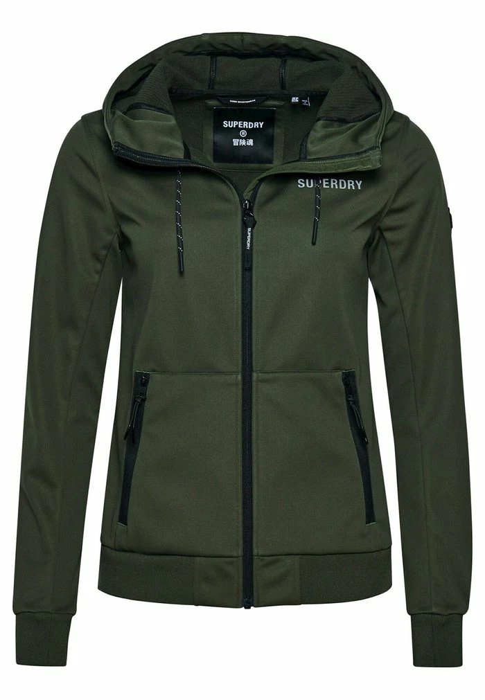 Superdry CODE TECK SOFTSHELL - Summer Jacket - Dark Moss 6 Superdry CODE TECK SOFTSHELL - Summer Jacket - Dark Moss - Image 6