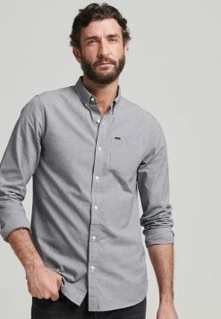 Superdry MICRO CHECK - Shirt - Mono Micro Check