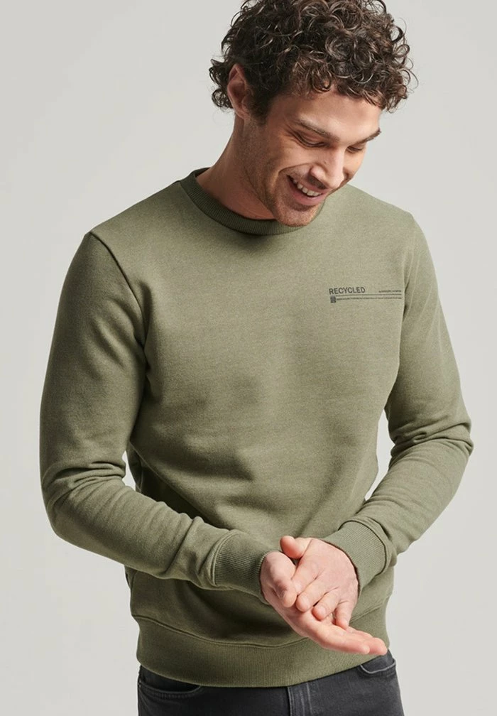 Superdry STUDIOS - Sweatshirt - Sacramento Marl 1 Superdry STUDIOS - Sweatshirt - Sacramento Marl