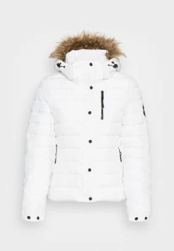 Superdry CLASSIC FUJI JACKET - Winter Jacket - White -Superdry Shop 9cd7f49cd24a4020beda0098f8bdf43f