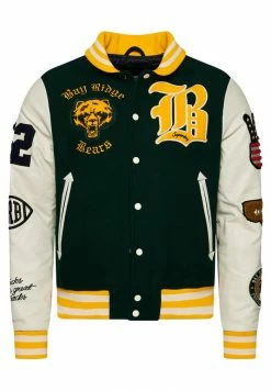 Superdry COLLEGE VARSITY PATCH - Bomber Jacket - Enamel Green -Superdry Shop 9cee950e4ce04d5a826e2b6b6459f36a