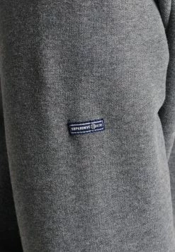 Superdry STYLED & MADE - Hoodie - Rich Charcoal Marl -Superdry Shop 9d0ed33a14aa47de94e627b14e4be472